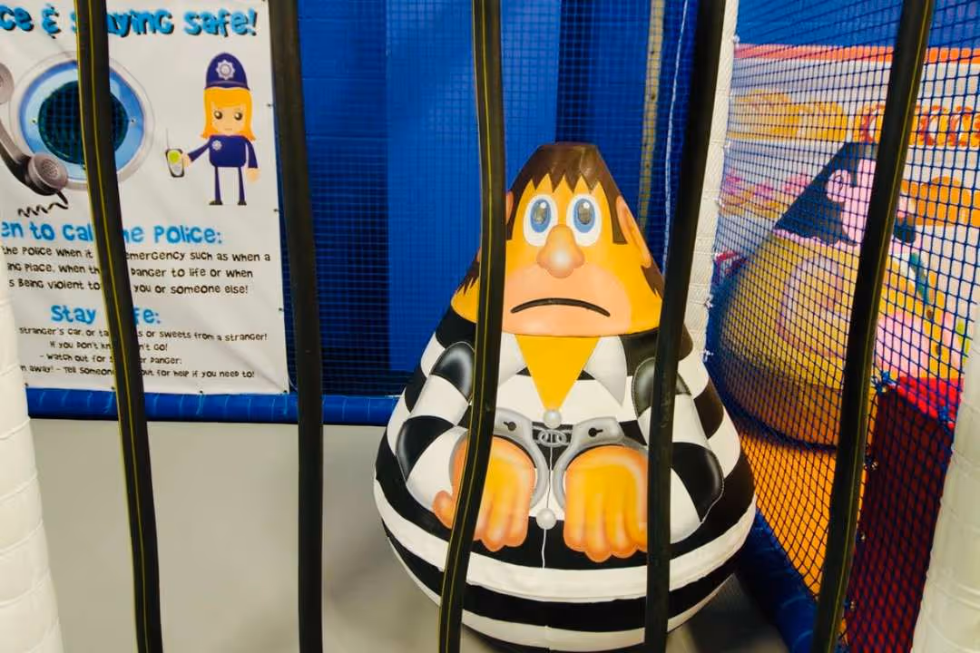 Kids Role Play Area Police Station Jail