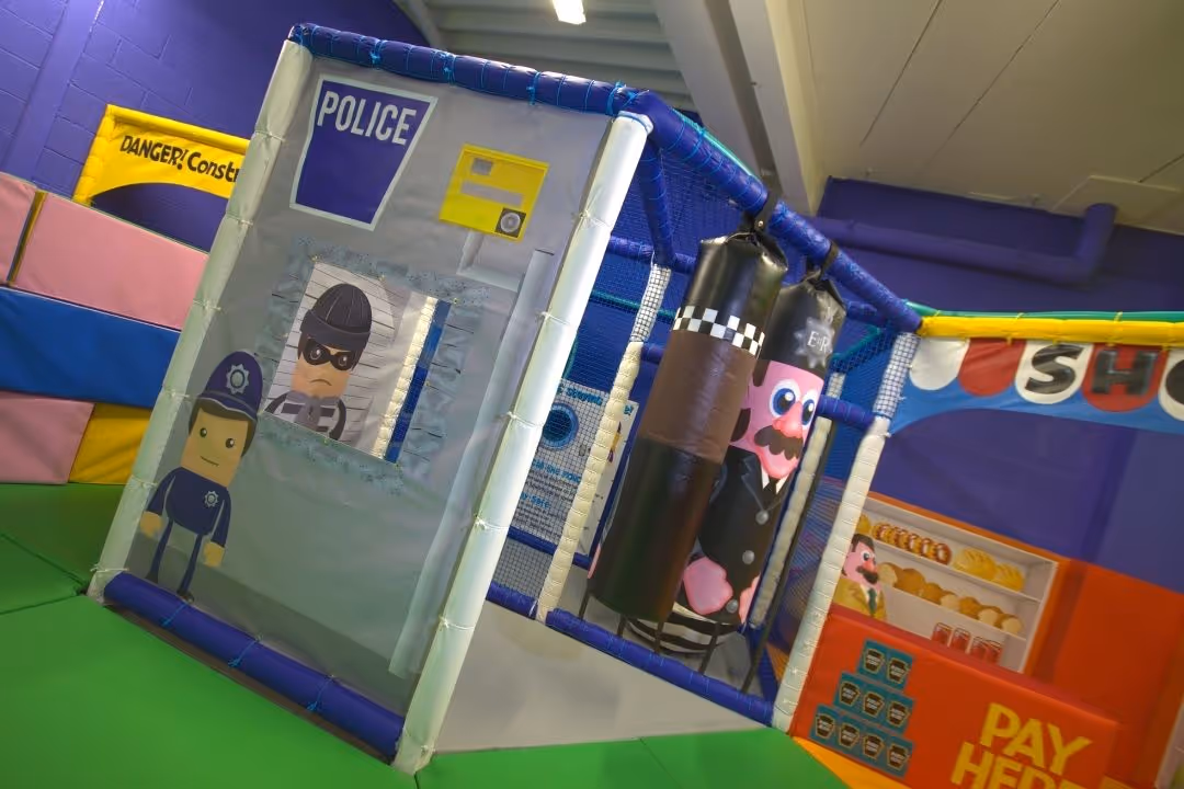 Bubbles World of Play has it's very own police station in our role play area within our Wirral Play Centre for kids